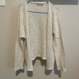 Sadie & Sage Cream Open-Front Cardigan